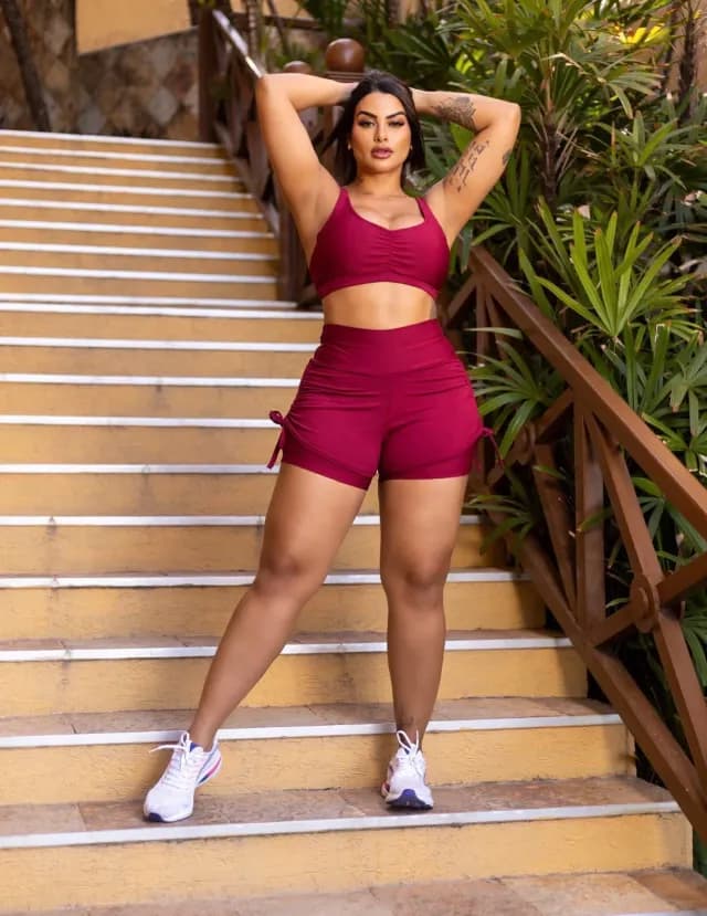 CONJUNTO SHORT DUPLO - MARCIANA  SLIM